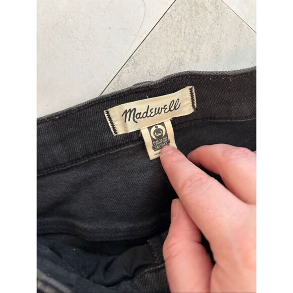 Madewell Black 10” High Rise Skinny Size 27P - Picture 3 of 7